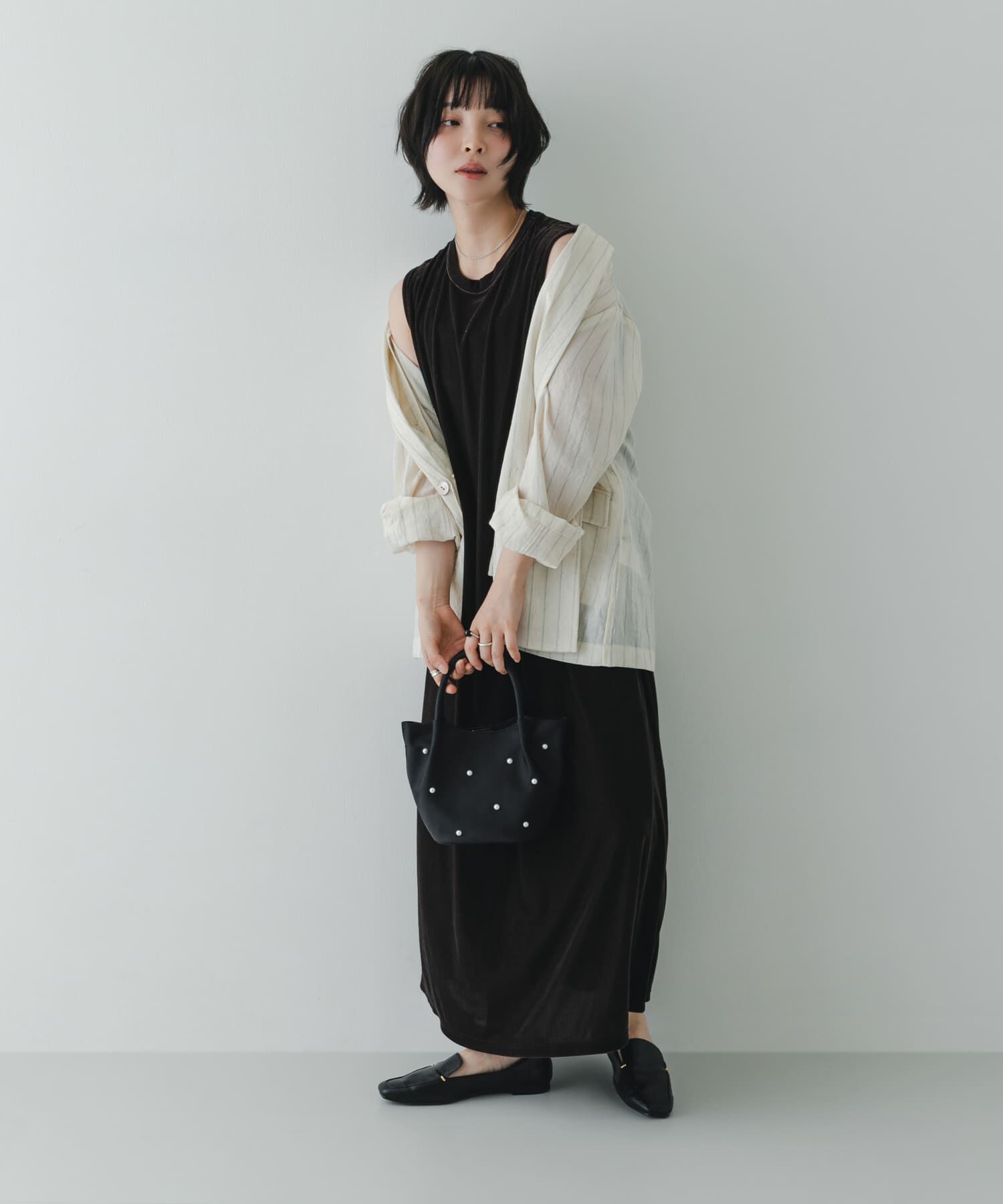 RODE SKO「インバッグ付ミニパールバッグ」|ハンドバッグ|