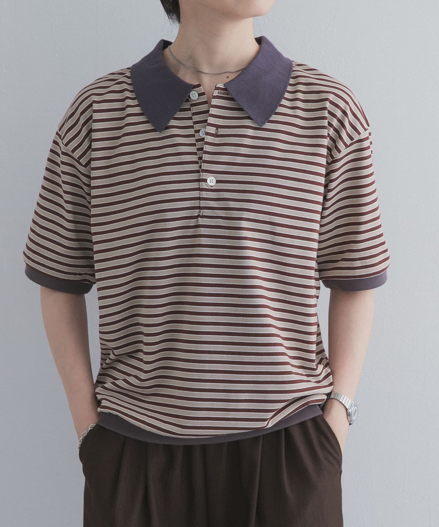 URBAN RESEARCH DOORS「『別注』STAR&STRIPE&times;DOORS　MULTI POLO」|ポロシャツ|