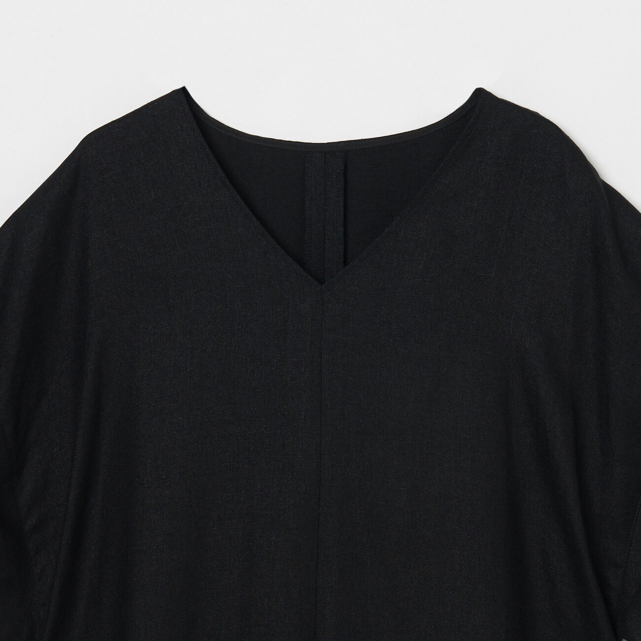 HELIOPOLE「HELIOPOLE FAUX LINEN V NECK DRESS」|ワンピース|