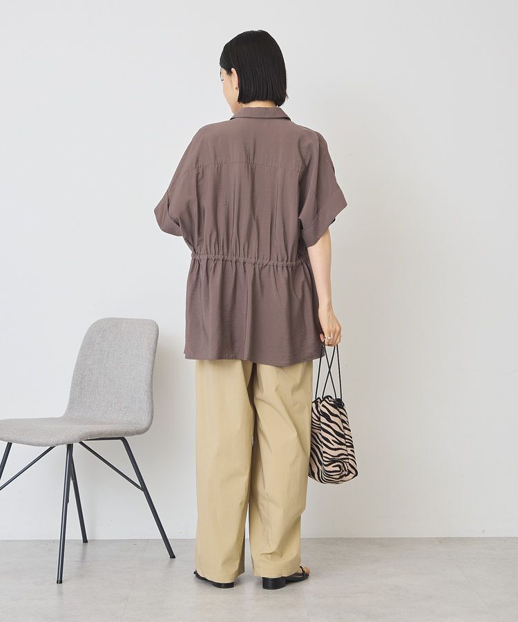 AMERICAN HOLIC「メタルボタンウエストドロストシャツ」|シャツ・ブラウス|