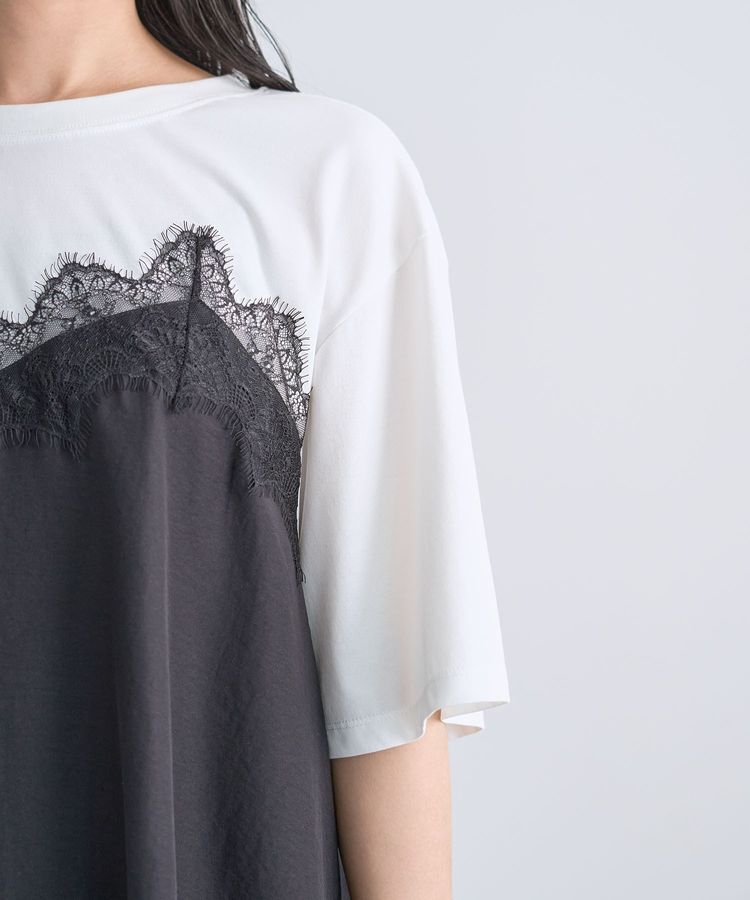 Green Parks「レースキャミドッキングプルオーバー」|Tシャツ・カットソー|