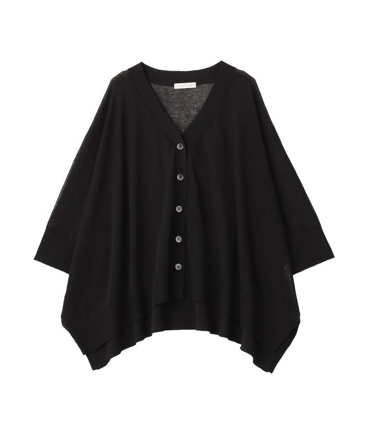 Green Parks「ボックスゆったりカーディガンⅡ」|カーディガン|Black