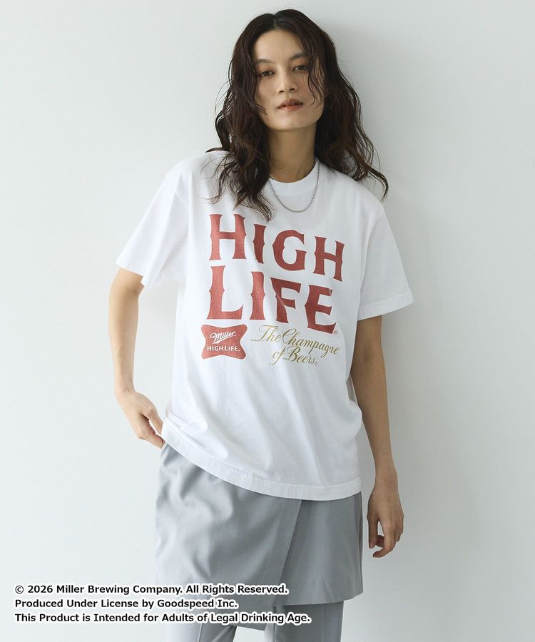 GARAGE OF GOOD CLOTHING「【GOOD ROCK SPEED】Miller HIGH LIFE T」|Tシャツ・カットソー|
