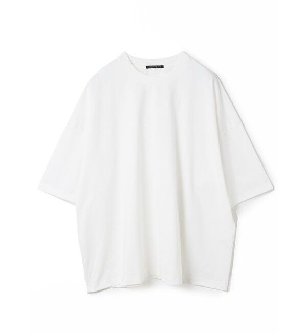 mizuiro ind「mizuiro ind クルーネックワイドチュニック」|Tシャツ・カットソー|オフホワイト