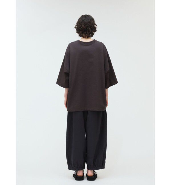 mizuiro ind「mizuiro ind クルーネックワイドチュニック」|Tシャツ・カットソー|