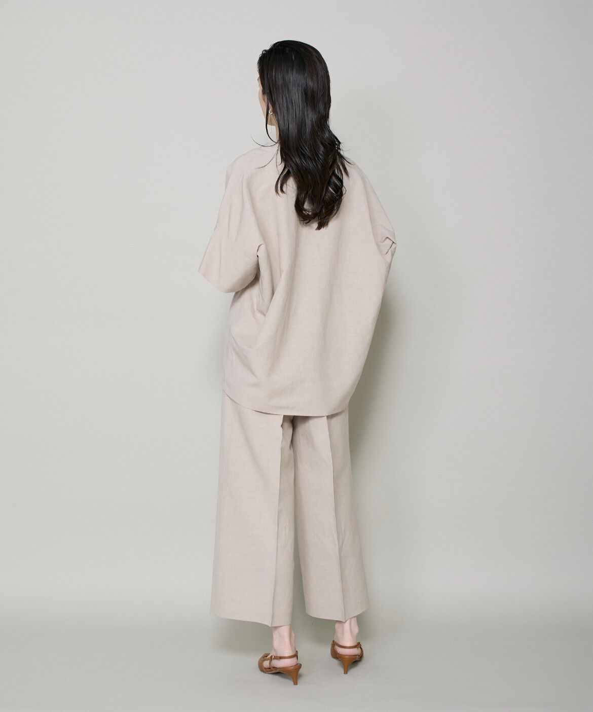 DAY by DAY it&rsquo;s international「ﾘﾈﾝｵｰﾊﾞｰｻｲｽﾞｽｷｯﾊﾟｰｼｬﾂ|華奢見え叶うｵｰﾊﾞｰｻ」|シャツ・ブラウス|