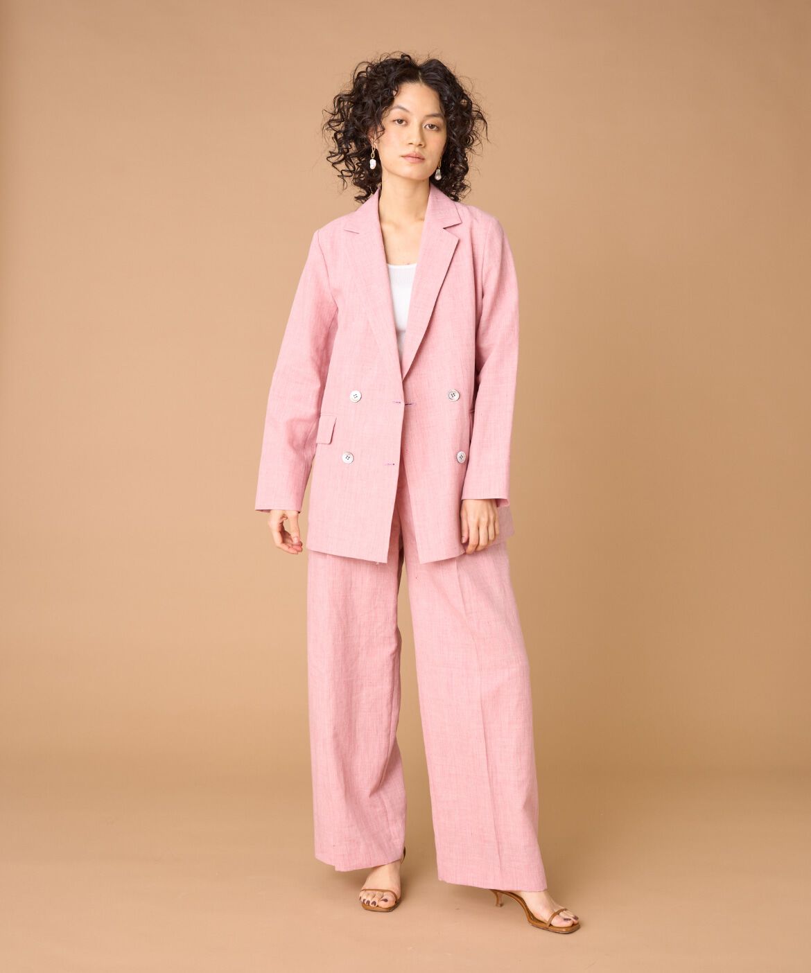 la veille by SUPERIOR CLOSET「《大きいサイズ》ダブルブレストジャケット」|その他|