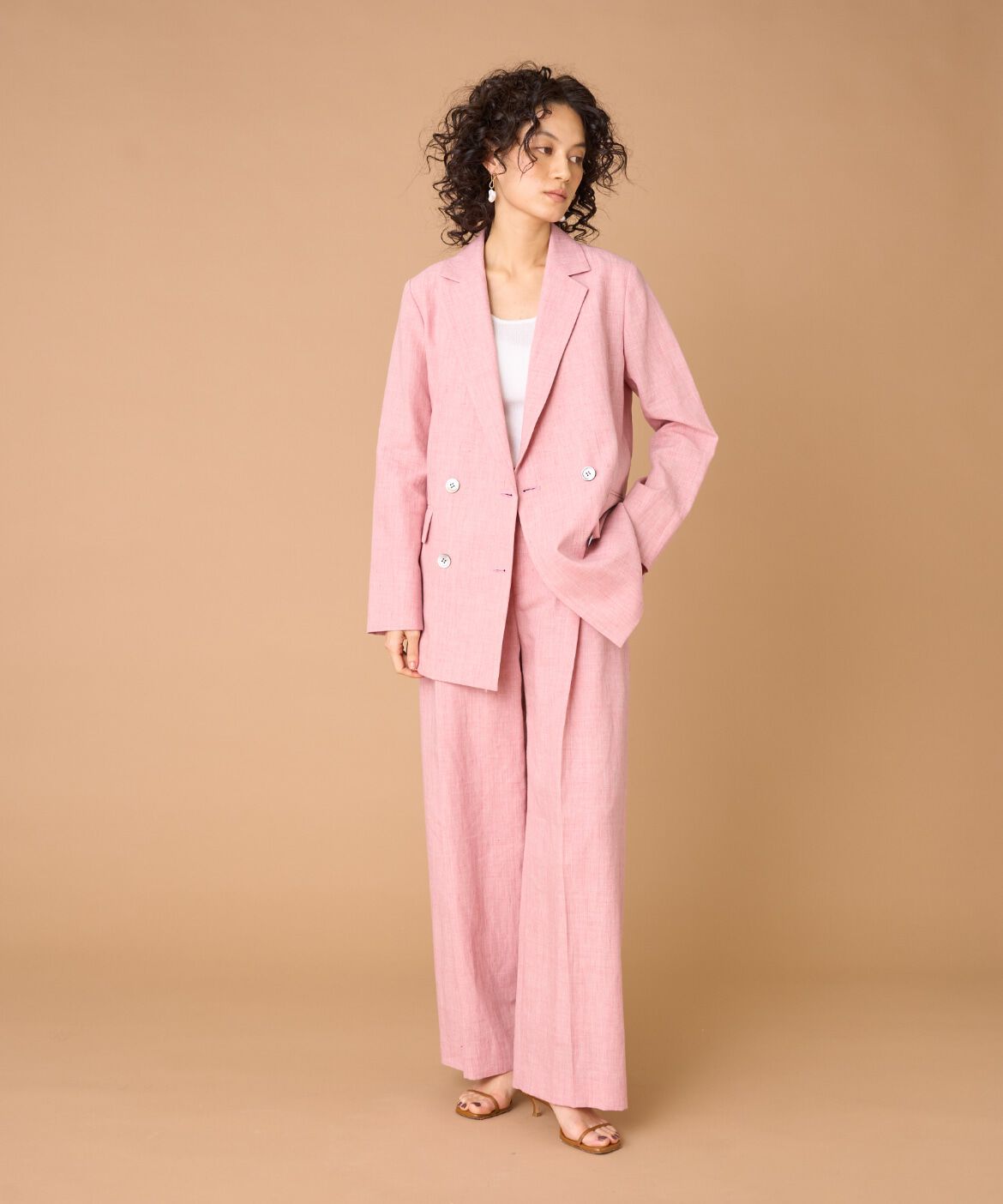 la veille by SUPERIOR CLOSET「《大きいサイズ》ダブルブレストジャケット」|その他|