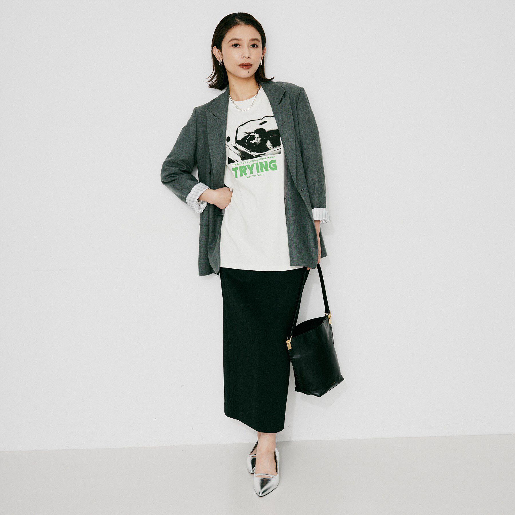 UNTITLED「【PARROTT CANVAS】フォトメッセージL／Sティーシャツ」|Tシャツ・カットソー|