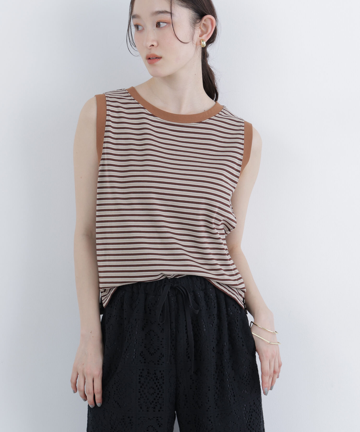  「〈N.〉ボーダーカットソー」|Tシャツ・カットソー|