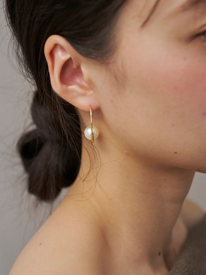 SNIDEL「パールビーズバリエピアス」|ピアス|