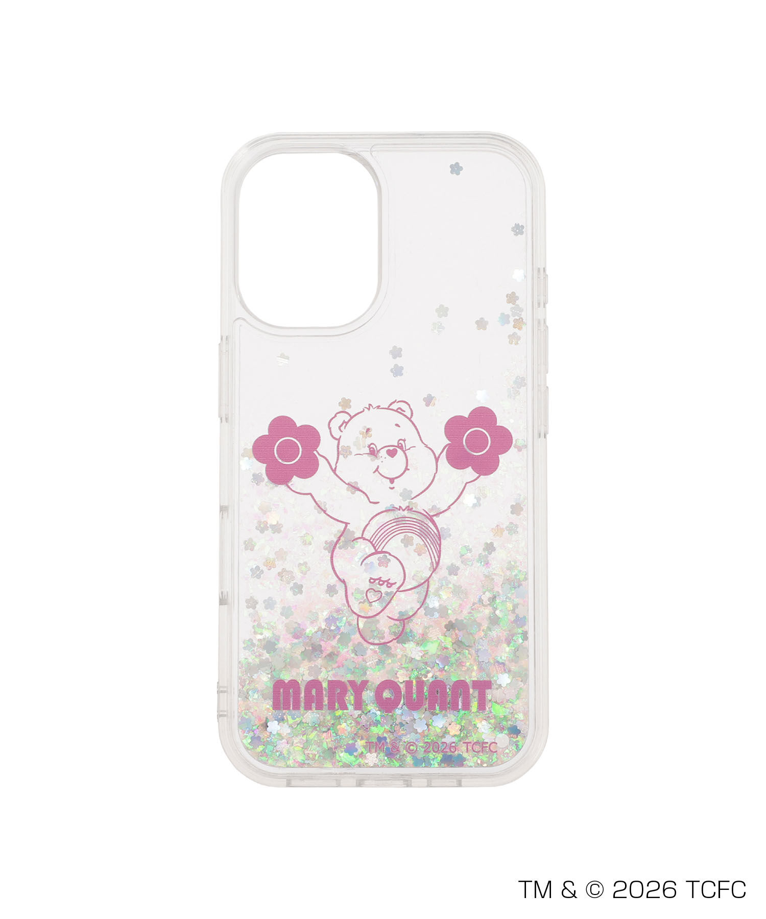 MARY QUANT「Care Bears(TM) モバイルケース for iPhone 16」|モバイルケース|ピンク／Cheer Bear