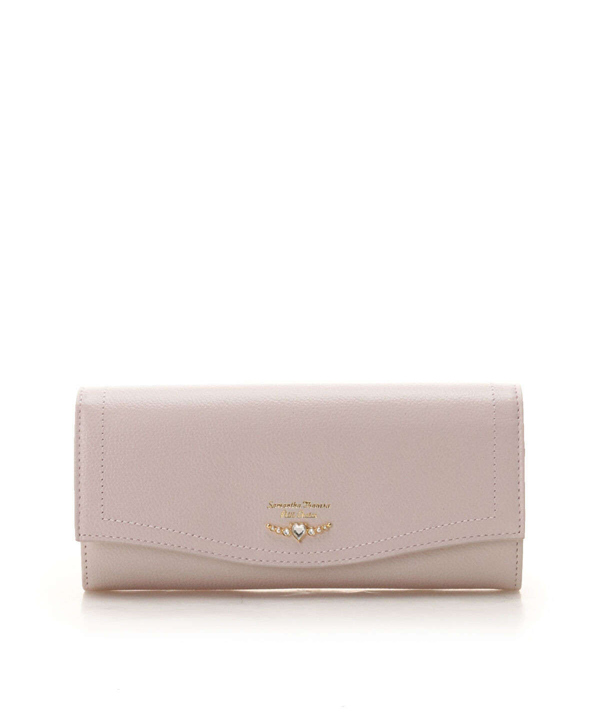 Samantha Thavasa Petit Choice「クリアハートビジュー 長財布」|財布|ピンク
