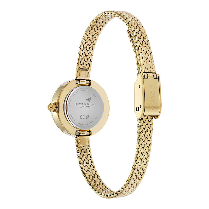 OLIVIA BURTON 「〈OLIVIA BURTON(ｵﾘﾋﾞｱﾊﾞｰﾄﾝ)〉ｸﾗｼｯｸ 20mm　ﾌｧｲﾝﾘｰｺﾞｰﾙﾄﾞﾒｯｼｭ」|腕時計|