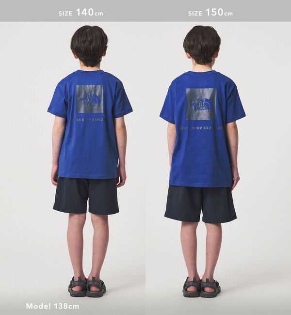 UNITED ARROWS green label relaxing「＜THE NORTH FACE＞ショートスリーブ バックスクエア ロゴTシャツ / キッズ  130cm-160cm」|Tシャツ・カットソー|