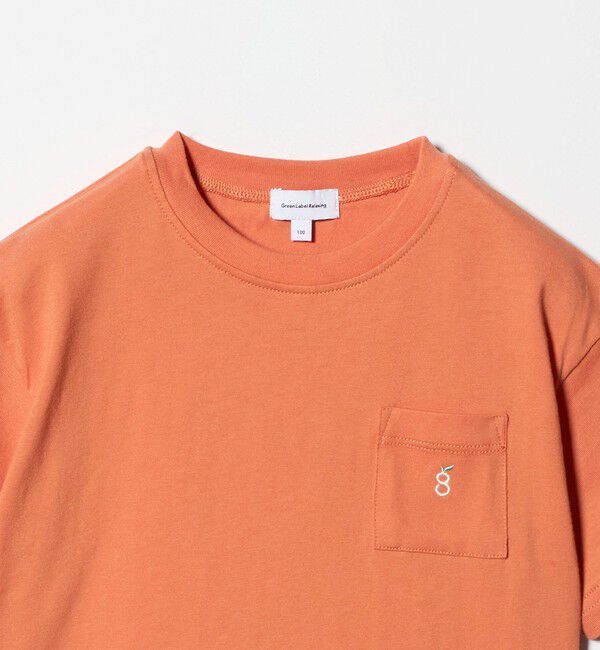 UNITED ARROWS green label relaxing「ロゴ刺しゅう Tシャツ / キッズ  100cm-160cm」|Tシャツ・カットソー|