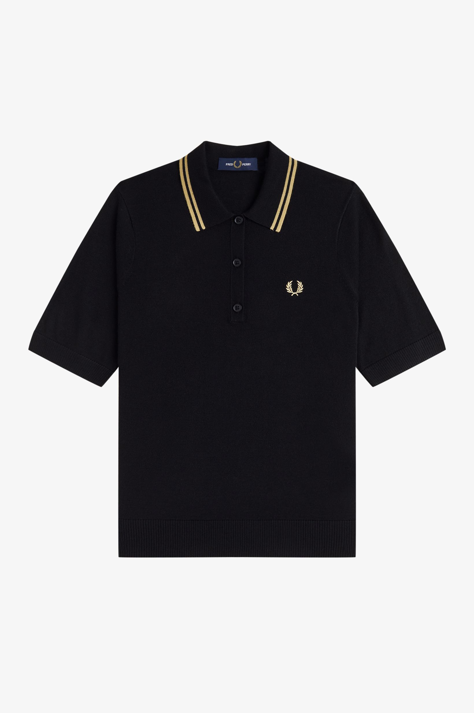 FRED PERRY 「Tipped Knitted Shirt／ティップラインニットポロシャツ」|ポロシャツ|