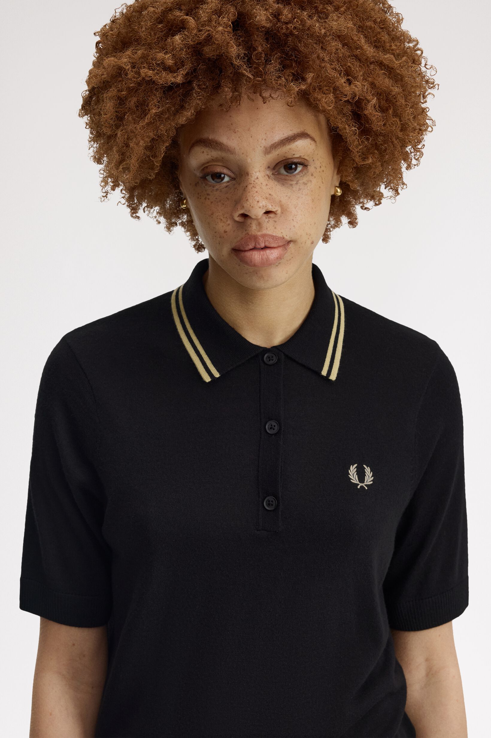 FRED PERRY 「Tipped Knitted Shirt／ティップラインニットポロシャツ」|ポロシャツ|