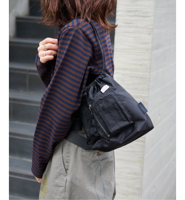 OUTDOOR PRODUCTS Usual Things「追加2 MA-1 DrawstringBAG」|ショルダー・メッセンジャー|ブラック