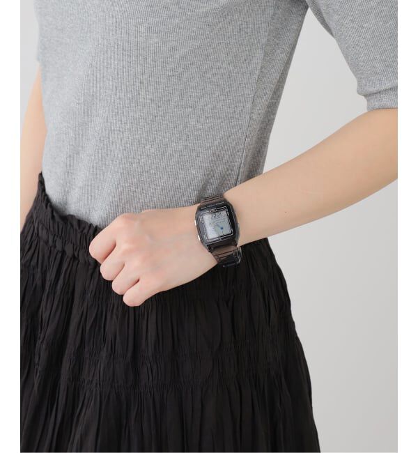 HIROB「TIMEX Q LCA x-tw2w45000 Black トランスパレント」|腕時計|