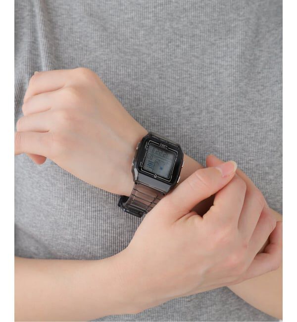 HIROB「TIMEX Q LCA x-tw2w45000 Black トランスパレント」|腕時計|