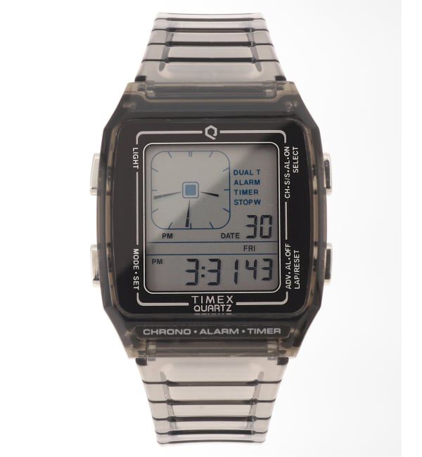 HIROB「TIMEX Q LCA x-tw2w45000 Black トランスパレント」|腕時計|