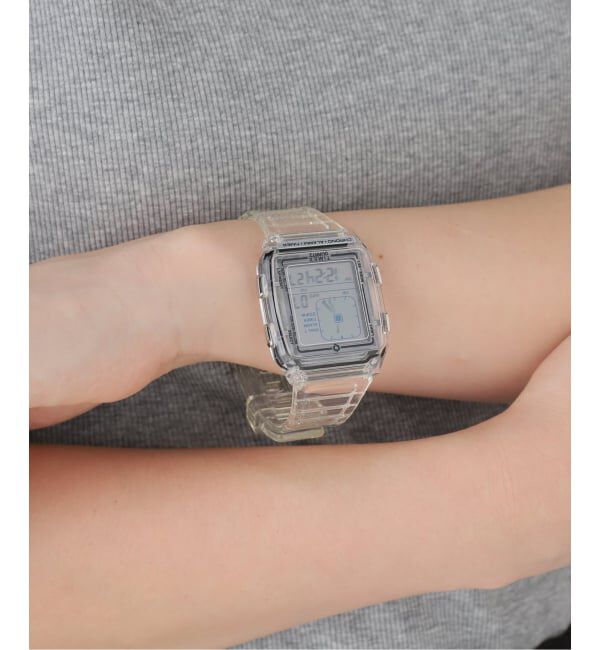 HIROB「TIMEX Q LCA x-tw2w45200 Clear トランスパレント」|腕時計|
