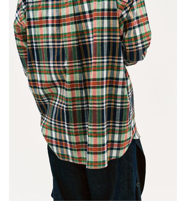 417 EDIFICE「【MOONLIGHT CLOTHING】BIG B.D Madrasシャツ」|シャツ・ブラウス|