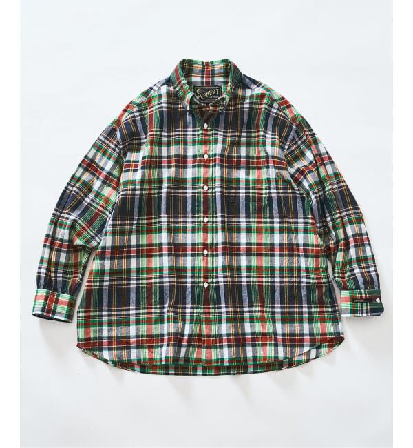 417 EDIFICE「【MOONLIGHT CLOTHING】BIG B.D Madrasシャツ」|シャツ・ブラウス|