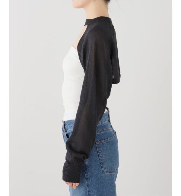 FRAMeWORK「JANE SMITH/ジェーンスミス 12G SLEEVE SHORT KNIT」|ニット・セーター|