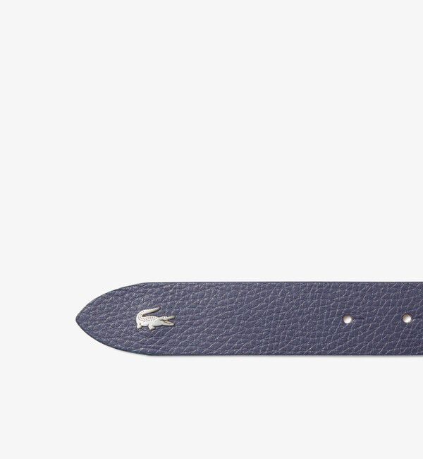 LACOSTE「シルバーサークルバックルベルト」|ベルト|