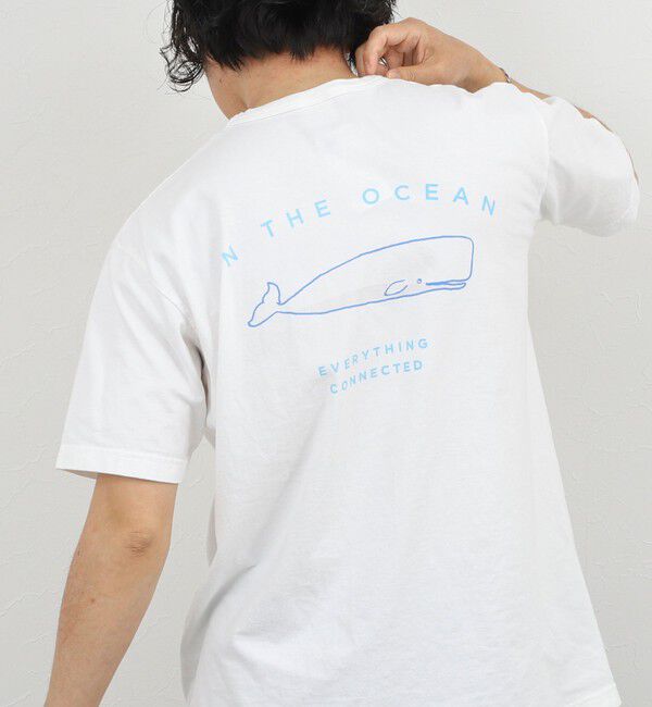NOLLEY'S goodman「別注 メッセージ KUJIRA Tシャツ 26SS」|Tシャツ・カットソー|ホワイト