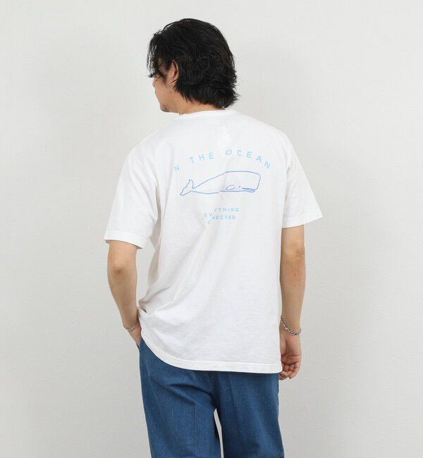 NOLLEY'S goodman「別注 メッセージ KUJIRA Tシャツ 26SS」|Tシャツ・カットソー|