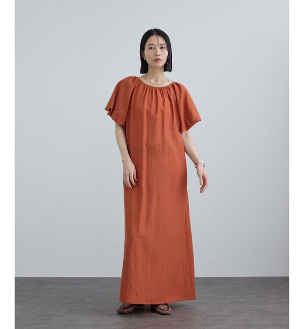 SALON adam et rope'「【WEB限定】2WAYリネンブレンドエンブロイダリーワンピース」|ワンピース|