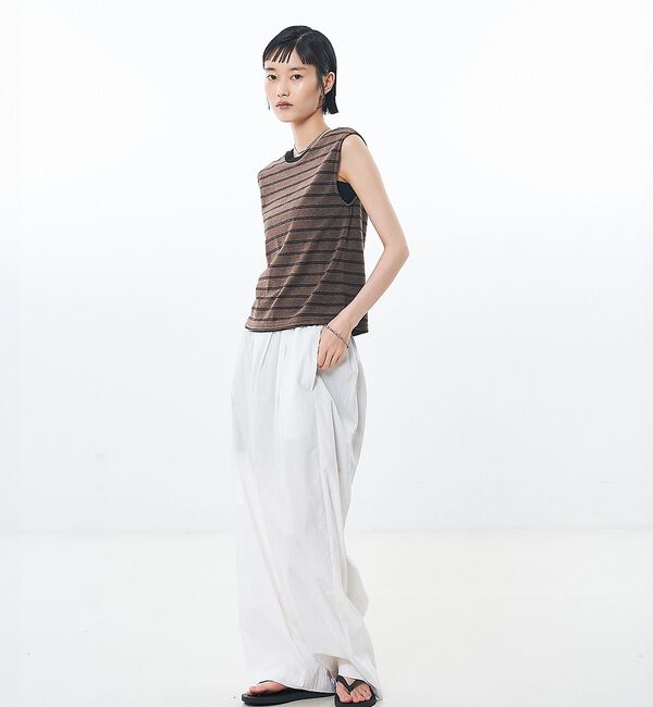 NOMINE「前後2WAY パイル タンク」|キャミソール|