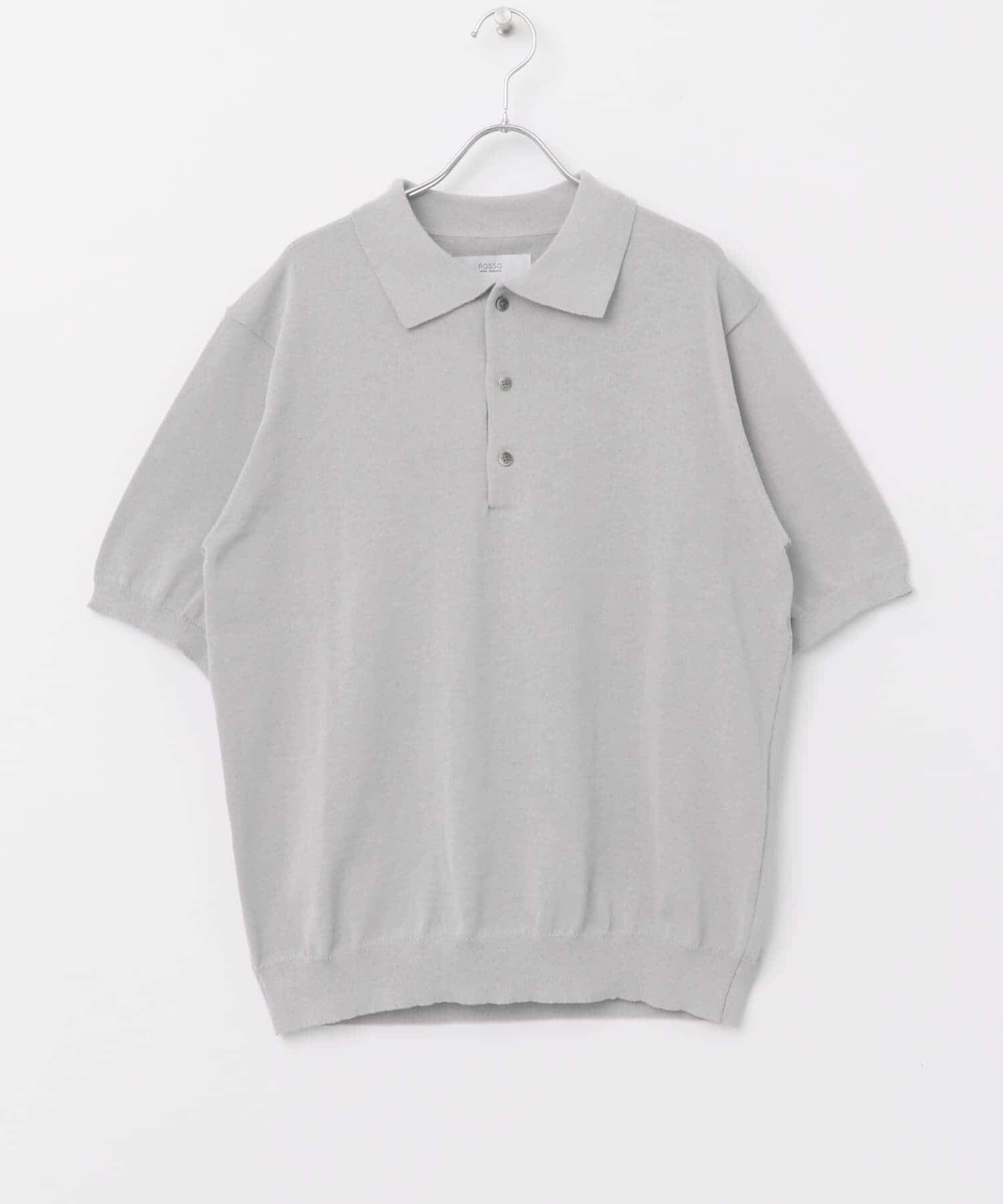 URBAN RESEARCH ROSSO「『UR TECH』AIRDRY半袖ニットポロ」|ポロシャツ|