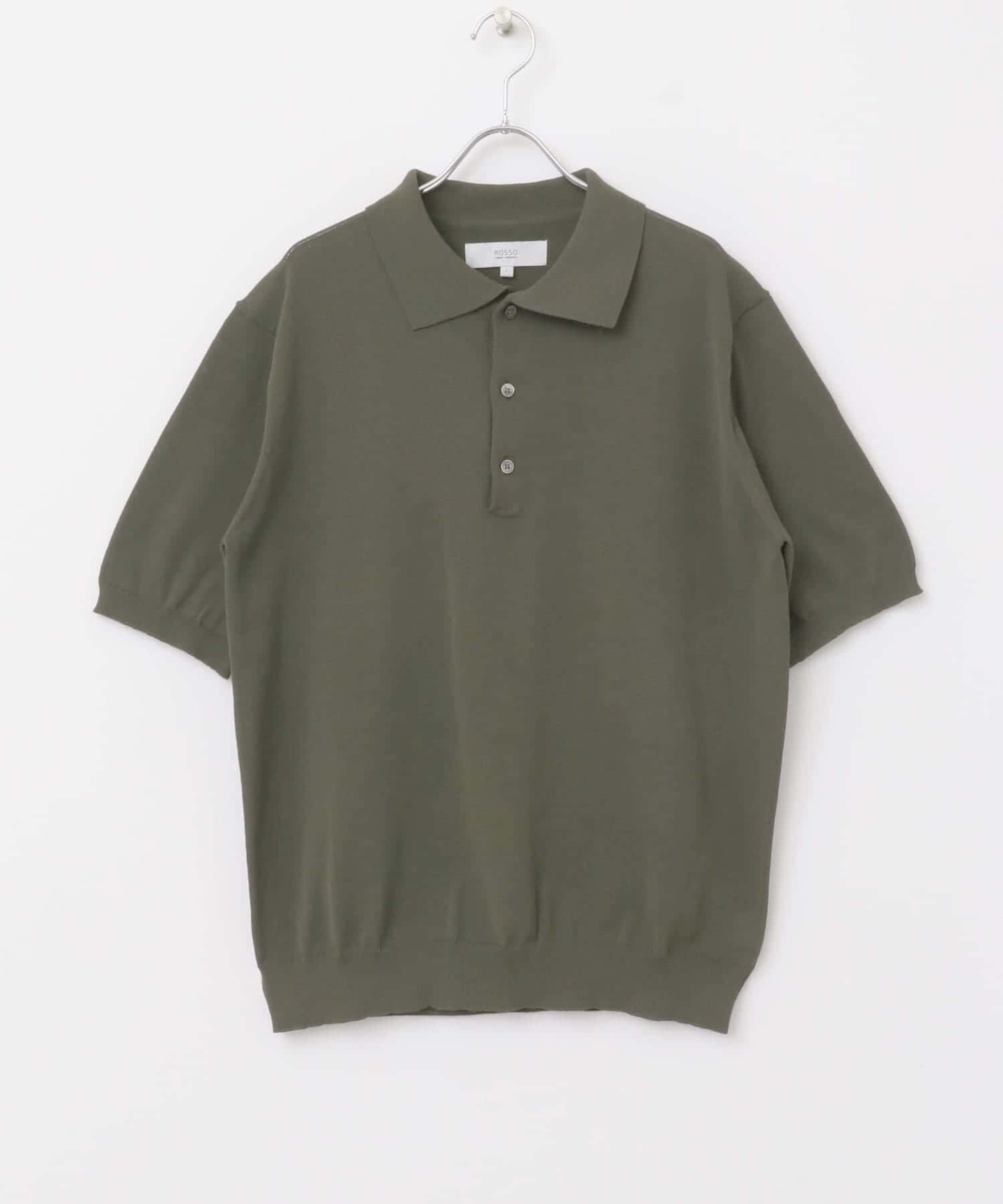 URBAN RESEARCH ROSSO「『UR TECH』AIRDRY半袖ニットポロ」|ポロシャツ|