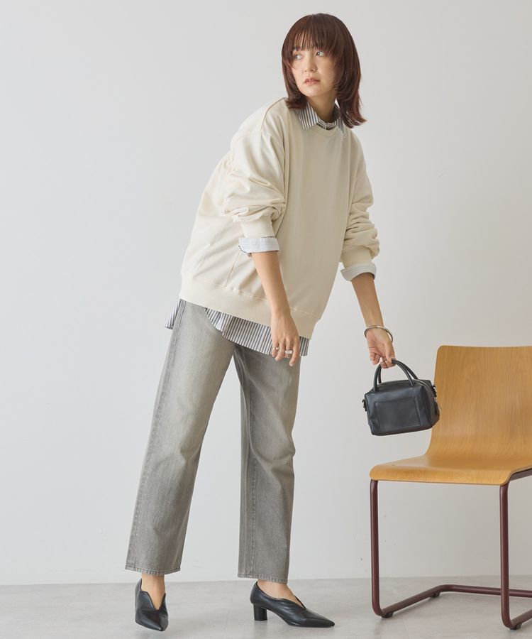 AMERICAN HOLIC「ルーズストレートデニムパンツ」|デニム|