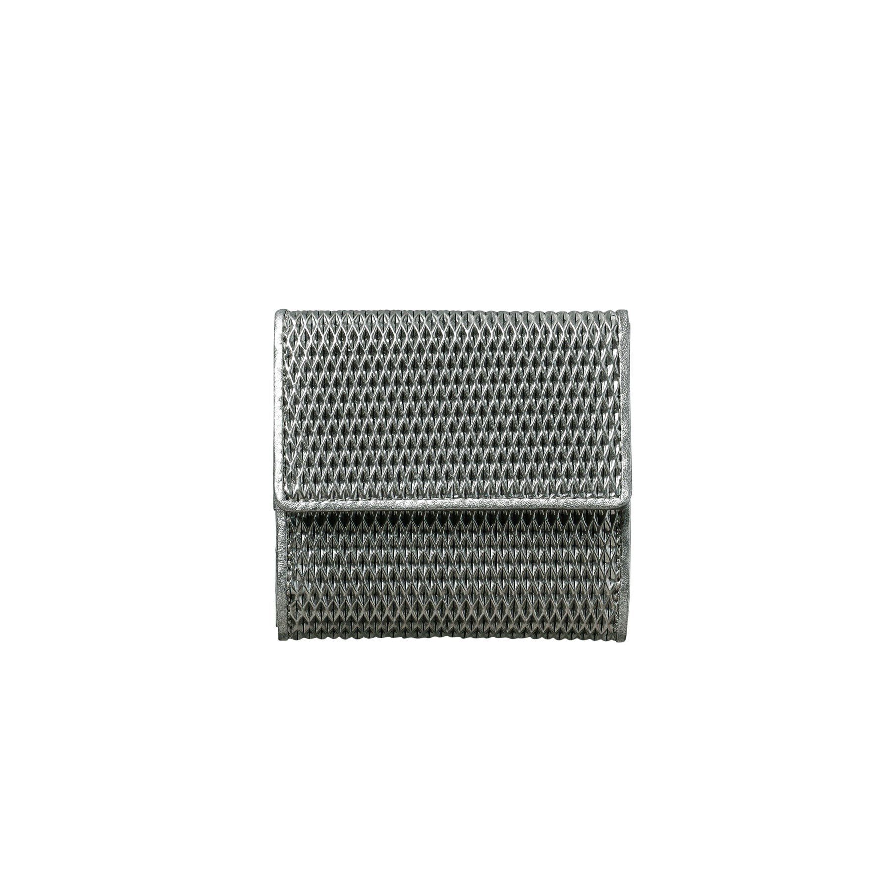 HIROKO HAYASHI「CATENA（カテーナ）薄型二つ折り財布」|財布|ブラックシルバー(0