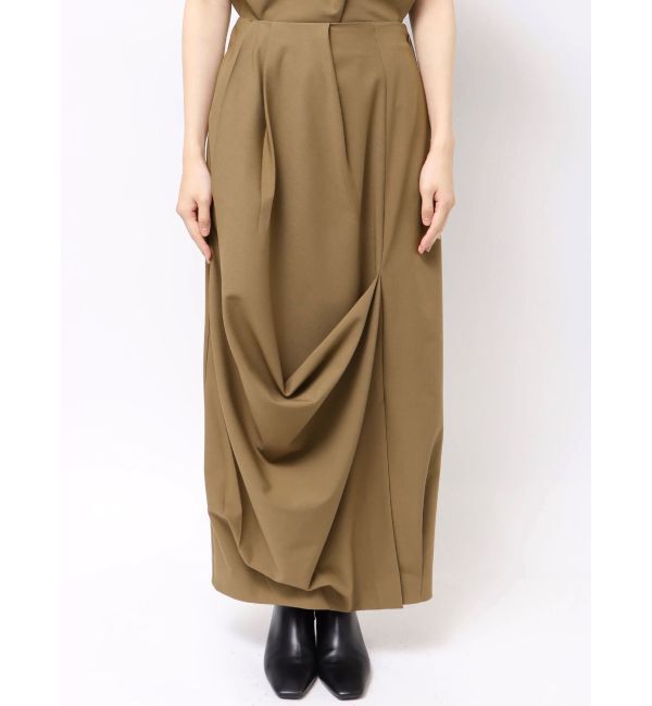 ELENDEEK「ASYME DRAPE SK」|スカート|