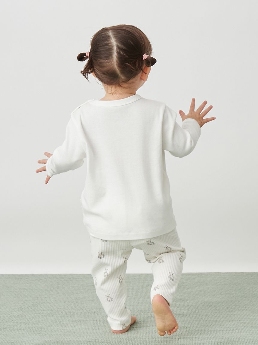 GELATO PIQUE KIDS & BABY「【BABY】ぬいぐるみワンポイントロンT」|その他ベビーウェア|