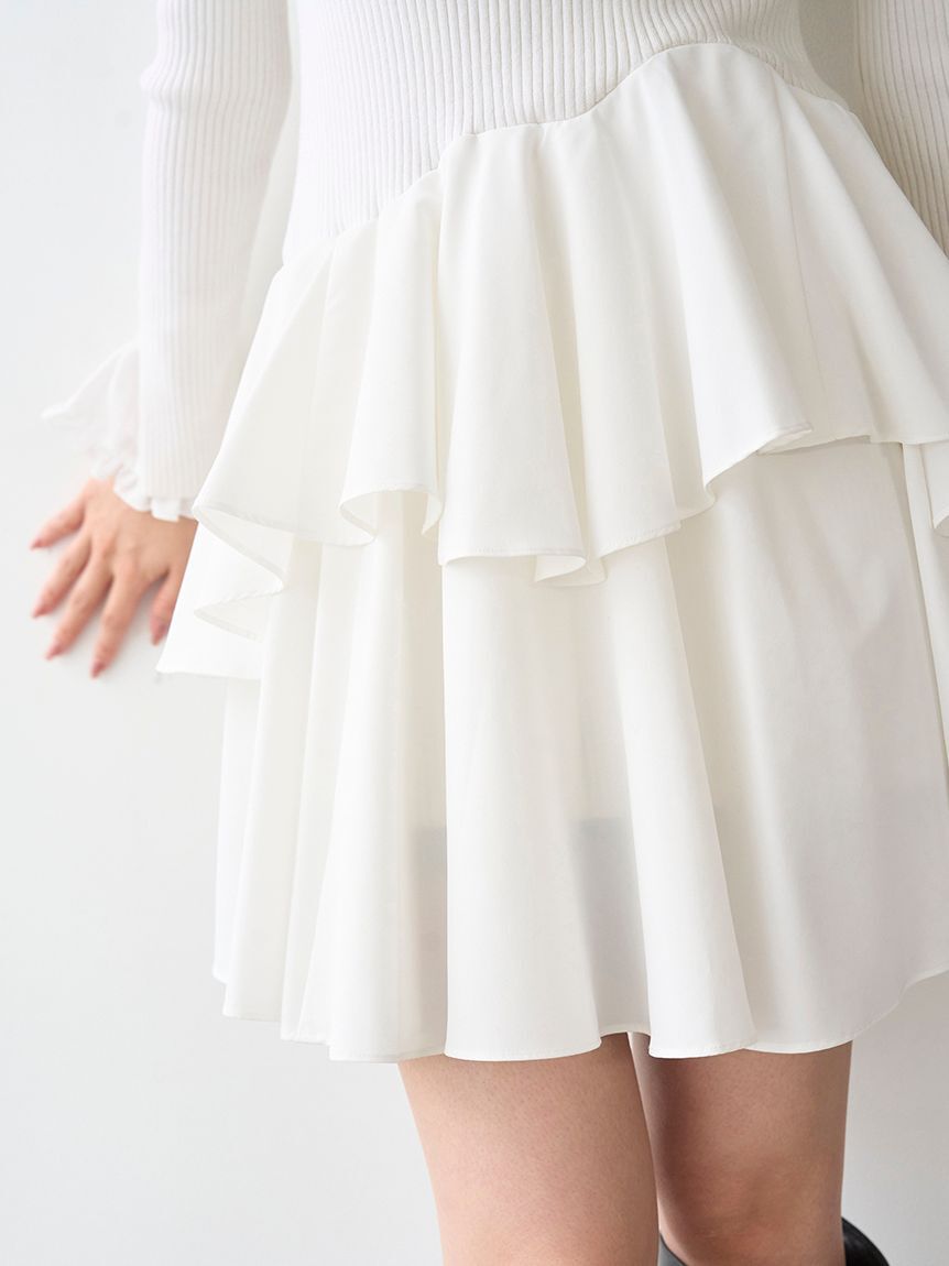 SNIDEL「Sustainableドッキングミニニットワンピース」|ワンピース|