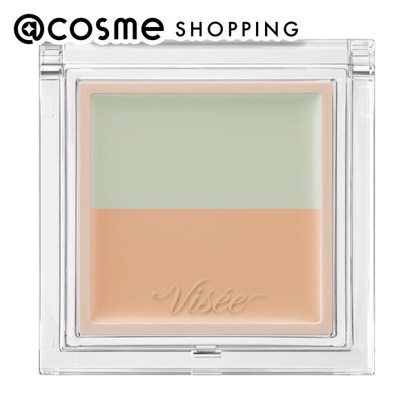Visee「ヴィセ カラーデュオ トリック コンシーラー 02 グリーントリック (ナチュラルベージュ) 無香料 (2.5g)」|ファンデーション|その他