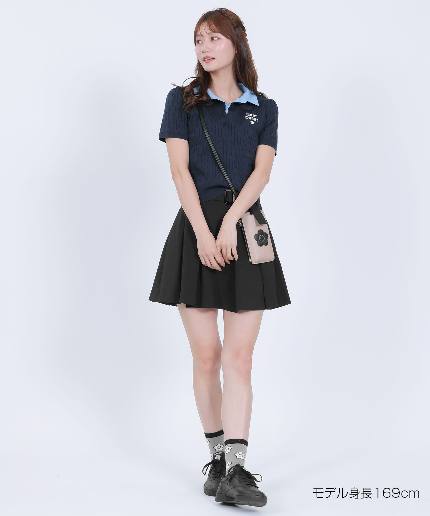 MARY QUANT「レイヤードポロ プルオーバー」|ポロシャツ|