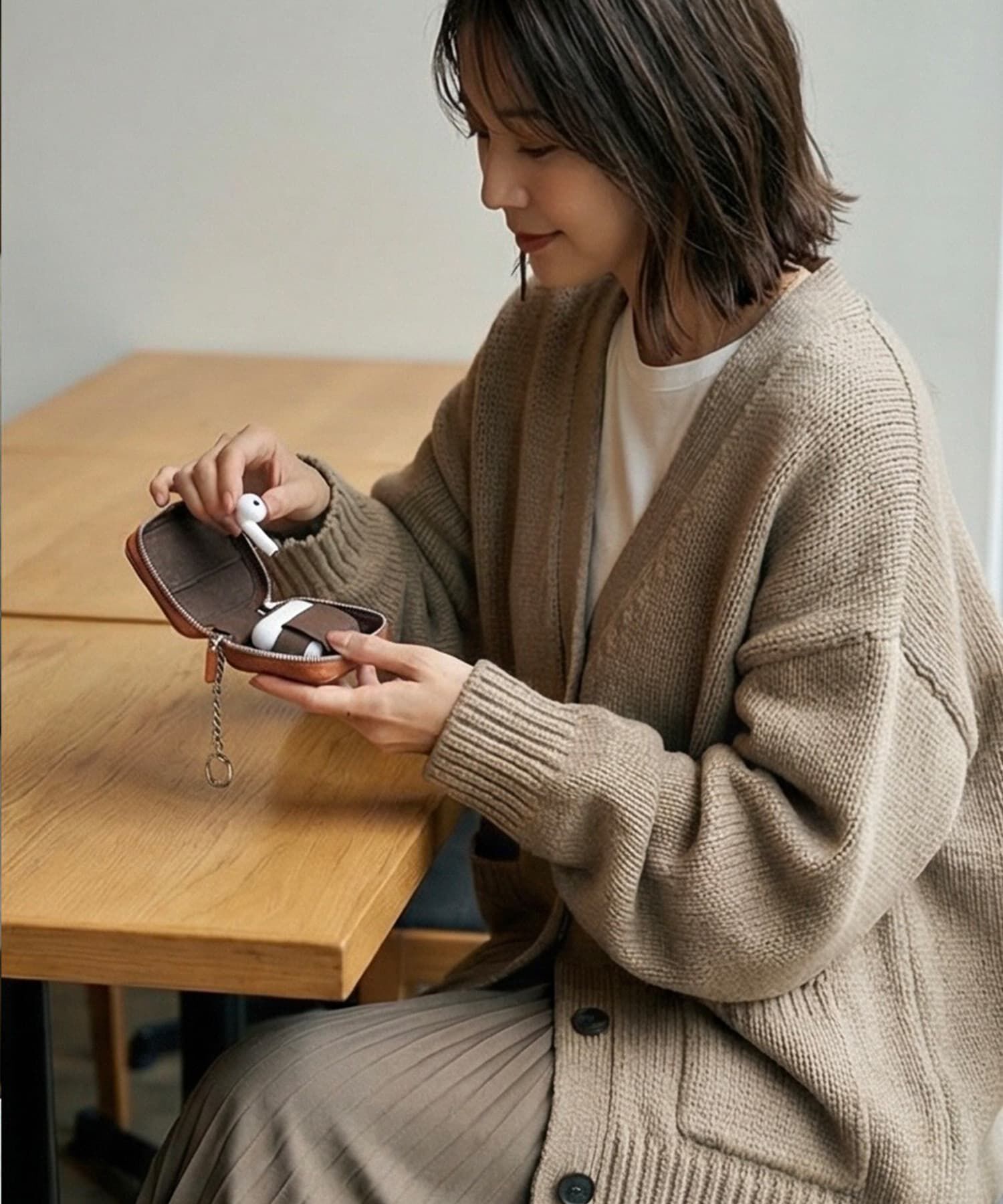 STYLE DELI「【DELI by】リアルレザーAirPodsケース＆キーケース」|キーケース|