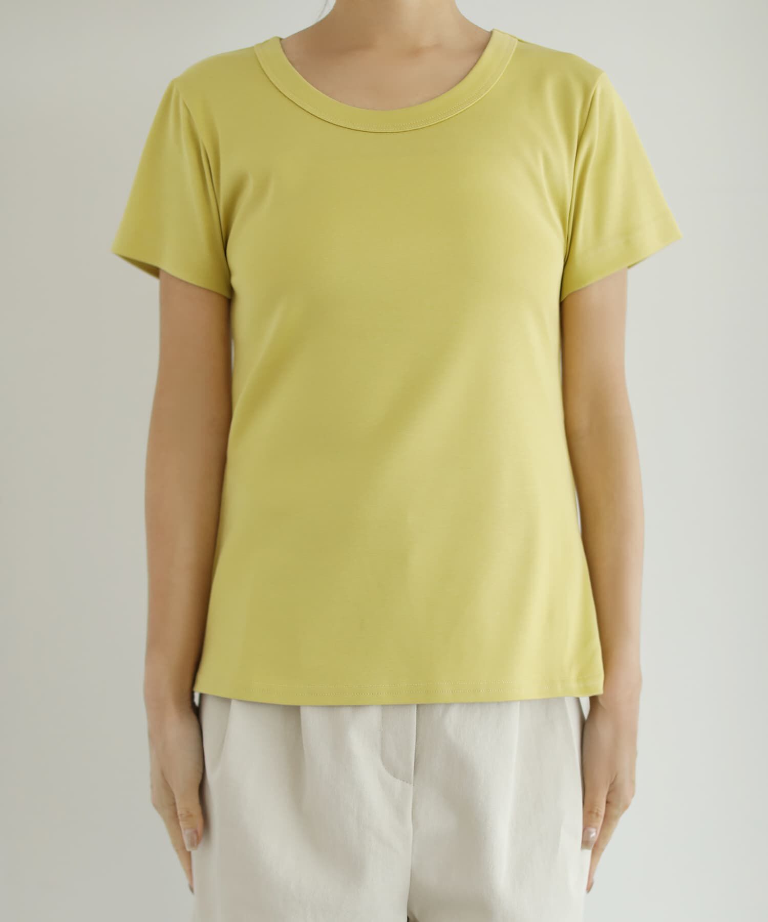 STYLE DELI「【Made in JAPAN】フライス半袖カットソートップス」|Tシャツ・カットソー|