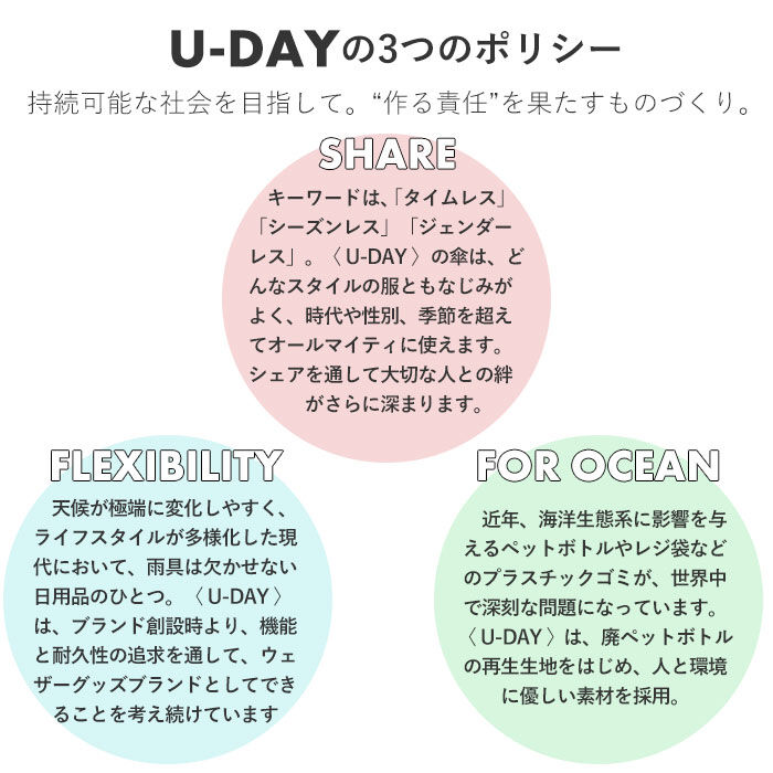 BACKYARD FAMILY「晴雨兼用 長傘 オシャレ 通販 ジャンプ傘 おしゃれ 晴雨兼用傘 レディース メンズ UVカット」|傘|