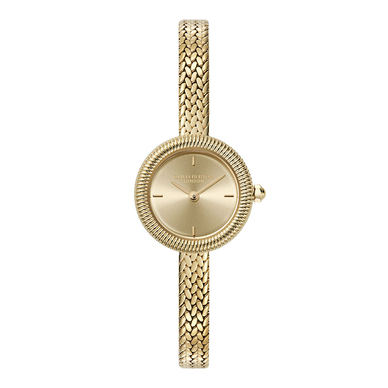 OLIVIA BURTON 「〈OLIVIA BURTON(ｵﾘﾋﾞｱﾊﾞｰﾄﾝ)〉ｸﾗｼｯｸ 20mm　ﾌｧｲﾝﾘｰｺﾞｰﾙﾄﾞﾒｯｼｭ」|腕時計|