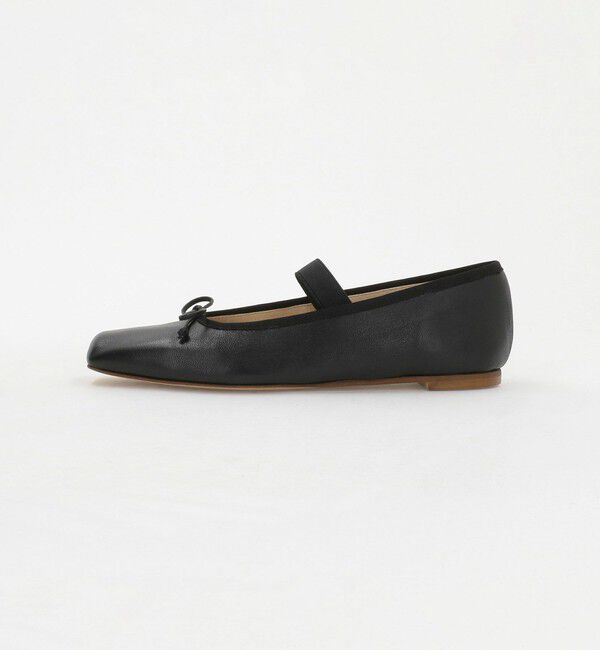 ODETTE E ODILE「ベルトバレエ フラット10&darr;&uarr;」|バレエシューズ|BLACK