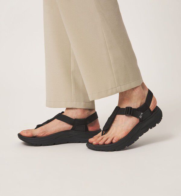 UNITED ARROWS green label relaxing「＜rig＞mguu 2.0 サンダル」|サンダル|BLACK